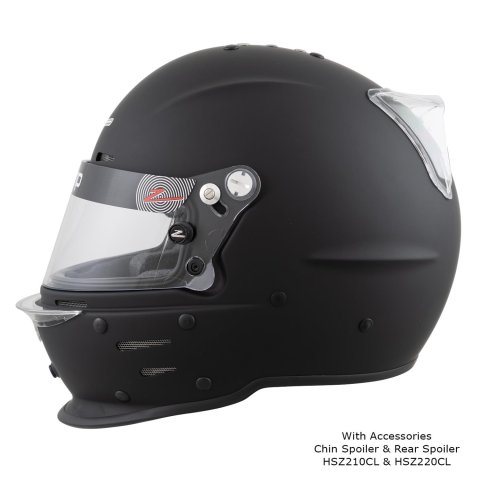 Zamp RZ-62 Helmets H76403FS Helmet, RZ-62, Full Face, Matte Black, Fire-Retardant Fabric, Snell SA2020, Small, Each thumbnail 8