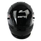 Zamp RZ-60 Helmets H766003L Helmet, RZ-60, Full Face, Gloss Black, Fire-Retardant Fabric, Snell SA2020, Large, Each thumbnail 1