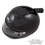 Zamp RZ-60 Helmets H766003L Helmet, RZ-60, Full Face, Gloss Black, Fire-Retardant Fabric, Snell SA2020, Large, Each thumbnail 6