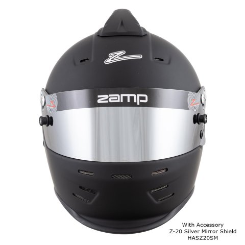 Zamp RZ-36 Air Helmets H76903FM Helmet, Air, Full Face, Matte Black, Fire-Retardant Fabric, Snell SA2020, Medium, Each thumbnail 2