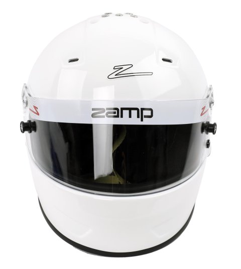 Zamp RZ-56 Helmets H770001XL Helmet, RZ-56, Full Face, Gloss White, Fire-Retardant Fabric, Snell SA2020, X-Large, Each thumbnail 1