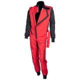 Zamp Kart Suit ZK-40 R060002YM Driving Suit, Suit, ZK-40, Youth Suit, Red/Black, Medium, Each thumbnail 9