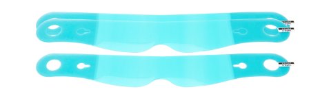 Zamp Z Optics Sealed Tear-Offs P204Z Tear-Offs, Optics, Sealed, 2mm Thick, Plastic, 11 1/2 in. Length, Nose Notch, Clear, Simpson, 3 Packs of 8, Set of 24 thumbnail 5