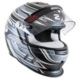 Zamp Helmets H781C15XL RZ-67D SNELL SA2025 Carbon Flo Gray/Lt Gray X-Large Z-20 Anti-Fog Clear Shield Color Match Series 28 Interior thumbnail 4