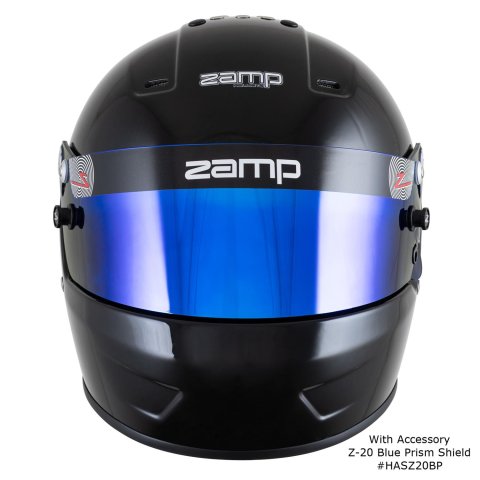 Zamp Helmets H784003M RZ-57 SNELL SA2025 Gloss Black Medium Z-20 Clear Shield thumbnail 4