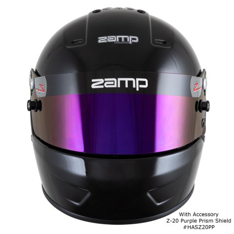 Zamp Helmets H784003M RZ-57 SNELL SA2025 Gloss Black Medium Z-20 Clear Shield thumbnail 6