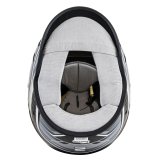 Zamp Helmets H781C15M RZ-67D SNELL SA2025 Carbon Flo Gray/Lt Gray Medium Z-20 Anti-Fog Clear Shield Color Match Series 28 Interior thumbnail 7