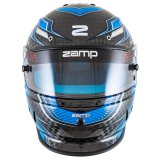 Zamp Helmets H781C04L RZ-67D SNELL SA2025 Carbon Flo Blue/Lt Blue Large Z-20 Anti-Fog Clear Shield Color Match Series 28 Interior thumbnail 3
