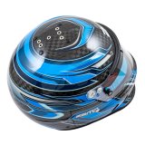 Zamp Helmets H781C04L RZ-67D SNELL SA2025 Carbon Flo Blue/Lt Blue Large Z-20 Anti-Fog Clear Shield Color Match Series 28 Interior thumbnail 9