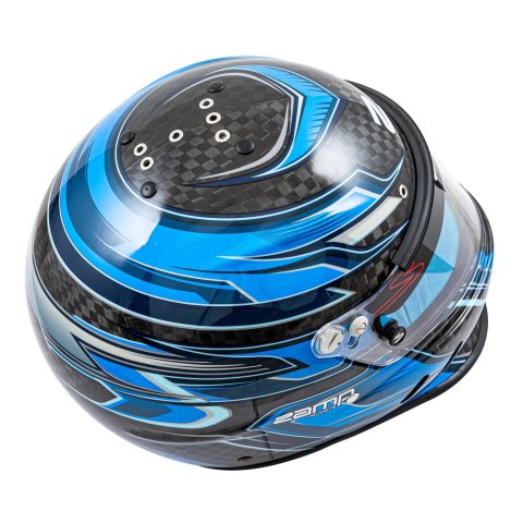 Zamp Helmets H781C04XL RZ-67D SNELL SA2025 Carbon Flo Blue/Lt Blue X-Large Z-20 Anti-Fog Clear Shield Color Match Series 28 Interior thumbnail 3