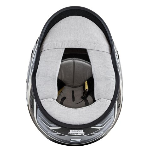 Zamp Helmets H781C152XL RZ-67D SNELL SA2025 Carbon Flo Gray/Lt Gray 2X-Large Z-20 Anti-Fog Clear Shield Color Match Series 28 Interior thumbnail 2