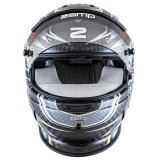 Zamp Helmets H781C15L RZ-67D SNELL SA2025 Carbon Flo Gray/Lt Gray Large Z-20 Anti-Fog Clear Shield Color Match Series 28 Interior thumbnail 3