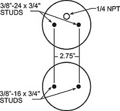 Firestone Replacement Air Springs W013587325 Spring, Replacement, Each thumbnail 1