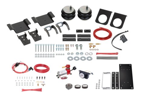 Firestone Ride-Rite Analog All-In-One Kits W217602875 Air Springs, All-In-One, Air Compressor, Gauge, Rear, Toyota, Kit