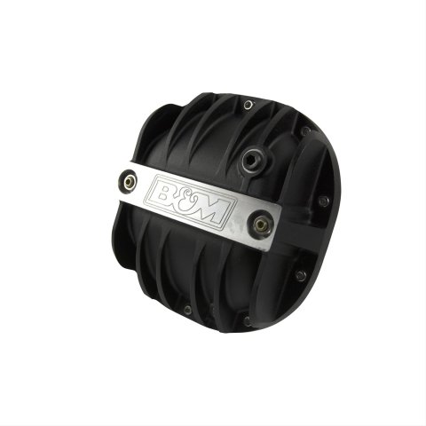 B&M 10 Bolt Ford 8.8 Inch Differential Cover 41297 Cover, Rear, 10-bolt, Aluminum, Black Anodized, in., Each thumbnail 1