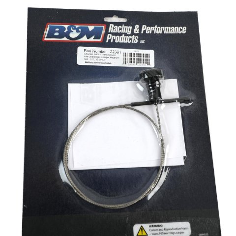 B&M NAG-1 Locking Transmission Dipsticks 22301 Dipstick, Locking, Aluminum Handle, Black Anodized, Chrysler, Dodge, NAG1, Kit thumbnail 5