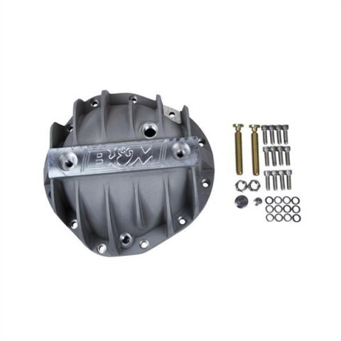 B&M 12 Bolt GM 8.875 Inch Differential Cover 70504 Cover, Rear, 12-bolt, Aluminum, Natural, in. Truck, Each thumbnail 3