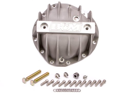 B&M 12 Bolt GM 8.875 Inch Differential Cover 70504 Cover, Rear, 12-bolt, Aluminum, Natural, in. Truck, Each thumbnail 5