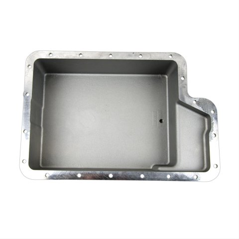 B&M Automatic Transmission Deep Pans 40295 Pan, Deep, Aluminum, Natural, Ford, E4OD, 5R100, 4R100, Each thumbnail 3
