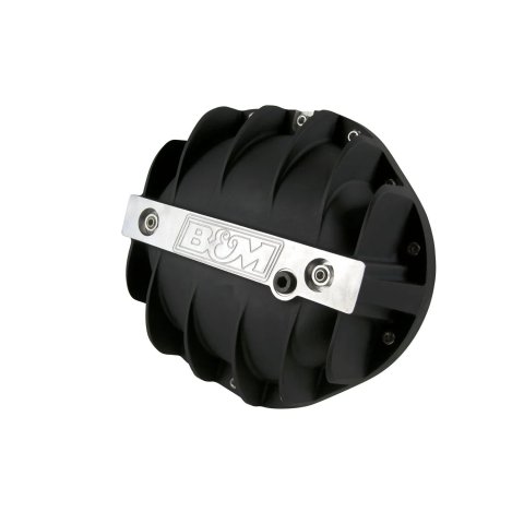 B&M 14 Bolt GM 9.5 Inch Differential Cover 71505 Cover, Rear, 14-bolt, Aluminum, Black Anodized, in., Each thumbnail 3