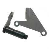 B&M Transmission Brackets and Levers 40496 Bracket, Steel, Natural, Ford, Lincoln, Mercury, AOD, Kit thumbnail 2
