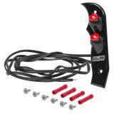 B&M Magnum Grip Shifter Side Plates 81164 Plate, Shift Knob Component, Anodized Black, 12 V Buttons, Grip, Each thumbnail 4