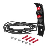 B&M Magnum Grip Shifter Side Plates 81164 Plate, Shift Knob Component, Anodized Black, 12 V Buttons, Grip, Each thumbnail 5