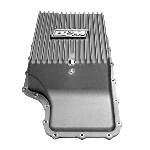 B&M Automatic Transmission Deep Pans 70397 Pans, Deep, A356.0-T6 Aluminum, Natural, 3.7 qt. Capacity Increase, Ford, 6R140, Each thumbnail 3