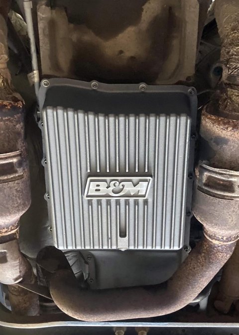 B&M Automatic Transmission Deep Pans 70397 Pans, Deep, A356.0-T6 Aluminum, Natural, 3.7 qt. Capacity Increase, Ford, 6R140, Each thumbnail 9