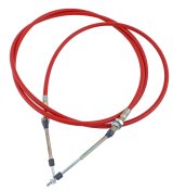 B&M Super Duty Race Shifter Cables 80835 Cable, Duty, 10 ft. Length, Morse Style, Eyelet/Threaded Ends, Red, Each thumbnail 1