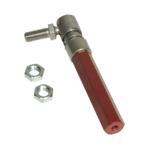 B&M Quick Disconnects and Cable Extensions 80323 Shifter Throttle End, Quick-Disconnect Cable, Steel, Gold Iridited, 1/4 x 20 in., Each thumbnail 4