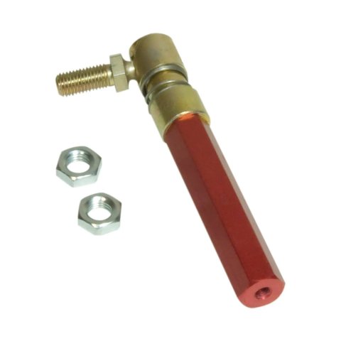 B&M Quick Disconnects and Cable Extensions 80323 Shifter Throttle End, Quick-Disconnect Cable, Steel, Gold Iridited, 1/4 x 20 in., Each thumbnail 5