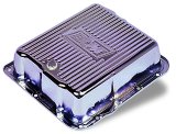 B&M Automatic Transmission Deep Pans 70289 Pan, Deep, Steel, Chrome, GM, 700R4, 4L60, Each thumbnail 3