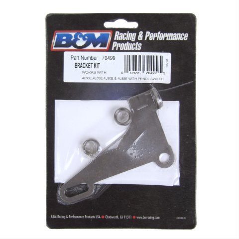 B&M Transmission Brackets and Levers 70499 Bracket, Steel, Natural, Chevy, 4L60E/4L65E/4L80E/4L85E, Each thumbnail 1