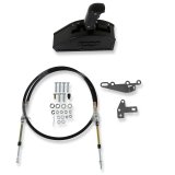 B&M Pro Gate Shifters 80901 Shifters, Automatic, Gate, Cable Operated, Forward Shifter Pattern, Black Pistol Grip Knob, 4.750 in. Shifter Stick Length, Chevrolet, Kit thumbnail 2