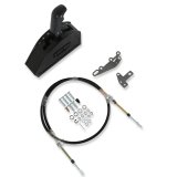 B&M Pro Gate Shifters 80901 Shifters, Automatic, Gate, Cable Operated, Forward Shifter Pattern, Black Pistol Grip Knob, 4.750 in. Shifter Stick Length, Chevrolet, Kit thumbnail 5