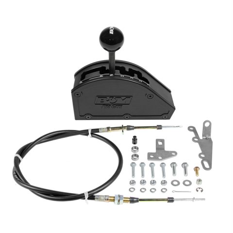 B&M Pro Gate Shifters 80902 Shifter, Gate, 4-Speed, Automatic, Forward Shift Pattern, Black, Chevy, Each thumbnail 6