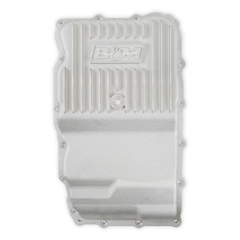 B&M Automatic Transmission Deep Pans 70401 Pan, Deep, Aluminum, Natural, 2 qt. Capacity Increase, Chevy, GMC, 10L80, Each thumbnail 1