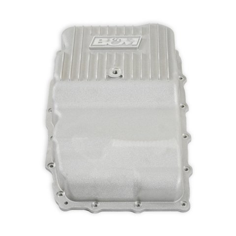 B&M Automatic Transmission Deep Pans 70401 Pan, Deep, Aluminum, Natural, 2 qt. Capacity Increase, Chevy, GMC, 10L80, Each thumbnail 3