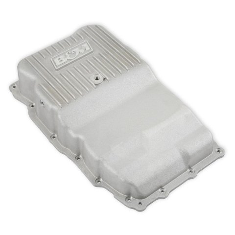 B&M Automatic Transmission Deep Pans 70401 Pan, Deep, Aluminum, Natural, 2 qt. Capacity Increase, Chevy, GMC, 10L80, Each thumbnail 4