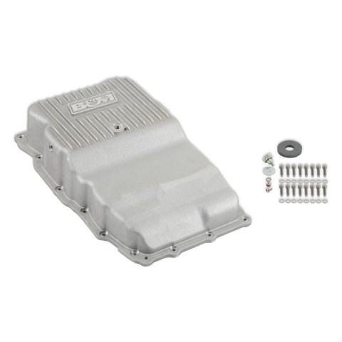 B&M Automatic Transmission Deep Pans 70401 Pan, Deep, Aluminum, Natural, 2 qt. Capacity Increase, Chevy, GMC, 10L80, Each thumbnail 7
