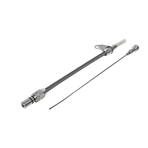 B&M Transmission Fluid Dipsticks 22165 Dipstick, Aluminum, Polished, GM, TH350, TH350C, Each thumbnail 5