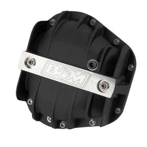 B&M 10 Bolt Dana 60/70 Differential Cover 11314 Cover, Rear, 10-bolt, Aluminum, Black Anodized, 60/70, Each thumbnail 1