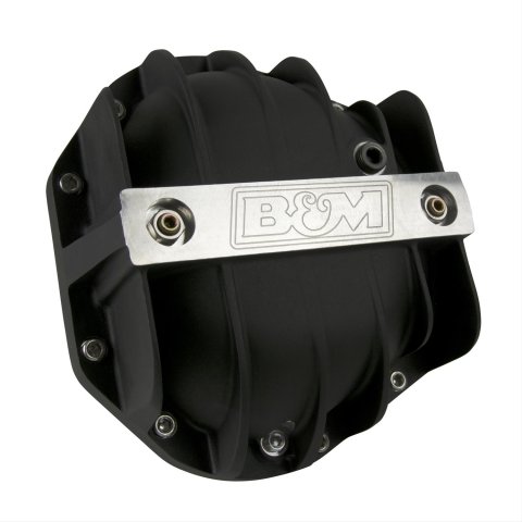 B&M 10 Bolt Dana 60/70 Differential Cover 11314 Cover, Rear, 10-bolt, Aluminum, Black Anodized, 60/70, Each thumbnail 2