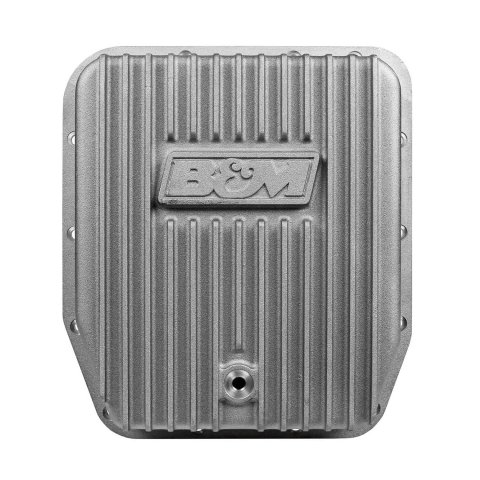 B&M Automatic Transmission Deep Pans 40291 Pan, Deep, Aluminum, Natural, Ford, AODE, 4R70W, AOD, Each thumbnail 2