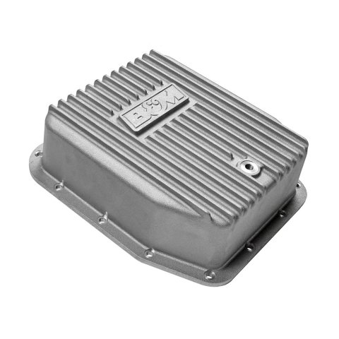 B&M Automatic Transmission Deep Pans 40291 Pan, Deep, Aluminum, Natural, Ford, AODE, 4R70W, AOD, Each thumbnail 4