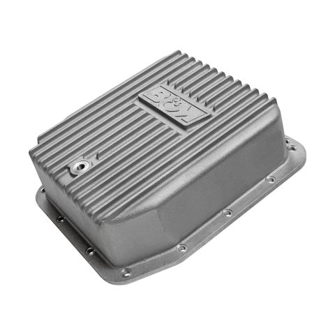B&M Automatic Transmission Deep Pans 40291 Pan, Deep, Aluminum, Natural, Ford, AODE, 4R70W, AOD, Each thumbnail 5