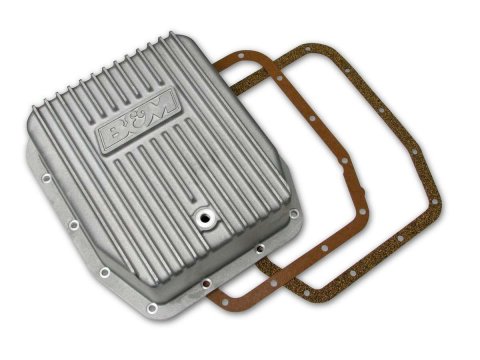 B&M Automatic Transmission Deep Pans 40291 Pan, Deep, Aluminum, Natural, Ford, AODE, 4R70W, AOD, Each thumbnail 7