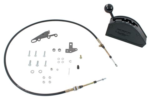 B&M Pro Gate Shifters 80889 Shifter, Gate, 3-Speed, Automatic, Forward Shift Pattern, Black, Chevy, Each thumbnail 4
