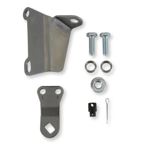 B&M Transmission Brackets and Levers 75499 Automatic Levers, Steel, Natural, Chevrolet, 4L60-E, 4L65-E, 4L70-E, 4L75-E, 4L80-E, 4L85-E, Kit thumbnail 1